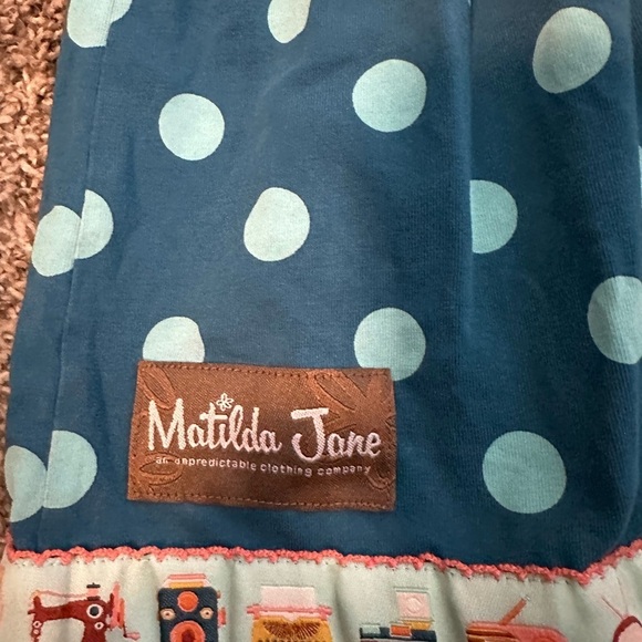 Matilda Jane Dresses and Romper Bundle‎ Size 4 Preppy Cotton Floral Peasant - Picture 4 of 16